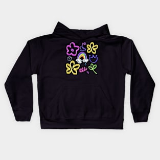 a rainy day Kids Hoodie